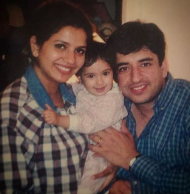 Ashwin K Verma with second wife